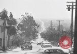Image of La Cienega Blvd, City Hall, and Hollywood Memorial Park Cemetery Los Angeles California USA, 1950, second 29 stock footage video 65675041957
