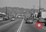 Image of La Cienega Blvd, City Hall, and Hollywood Memorial Park Cemetery Los Angeles California USA, 1950, second 34 stock footage video 65675041957