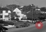 Image of La Cienega Blvd, City Hall, and Hollywood Memorial Park Cemetery Los Angeles California USA, 1950, second 50 stock footage video 65675041957