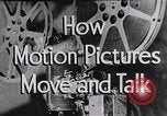 Immagine di In che modo il motion picture proiettori telecamere e audio ottico funziona United States USA, 1939, secondo 15 filmato di repertorio 65675041965