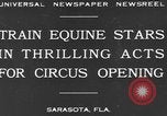 Standbild Zebras und Pferde im Circus Sarasota Florida USA, 1930, aus Sekunde 3 historischem Filmmaterial Videoclip 65675041973