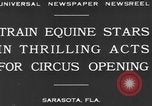 Standbild Zebras und Pferde im Circus Sarasota Florida USA, 1930, aus Sekunde 8 historischem Filmmaterial Videoclip 65675041973