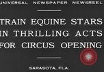 Standbild Zebras und Pferde im Circus Sarasota Florida USA, 1930, aus Sekunde 9 historischem Filmmaterial Videoclip 65675041973