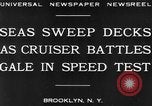Standbild USS Pensacola Brooklyn New York City USA, 1930, aus Sekunde 6 historischem Filmmaterial Videoclip 65675041974