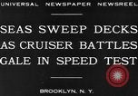 Standbild USS Pensacola Brooklyn New York City USA, 1930, aus Sekunde 9 historischem Filmmaterial Videoclip 65675041974