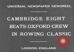 Standbild Rowing Classic London England Vereinigtes Königreich, 1931, aus Sekunde 4 historischem Filmmaterial Videoclip 65675041975