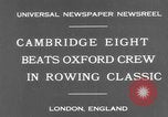 Standbild Rowing Classic London England Vereinigtes Königreich, 1931, aus Sekunde 5 historischem Filmmaterial Videoclip 65675041975