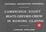 Standbild Rowing Classic London England Vereinigtes Königreich, 1931, aus Sekunde 8 historischem Filmmaterial Videoclip 65675041975