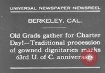 Image of University of California Berkeley California USA, 1931, second 1 stock footage video 65675041978