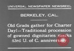 Image of University of California Berkeley California USA, 1931, second 3 stock footage video 65675041978