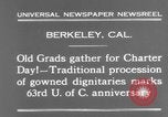Image of University of California Berkeley California USA, 1931, second 4 stock footage video 65675041978