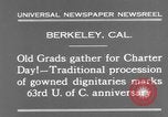 Image of University of California Berkeley California USA, 1931, second 5 stock footage video 65675041978