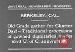 Image of University of California Berkeley California USA, 1931, second 9 stock footage video 65675041978