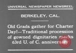 Image of University of California Berkeley California USA, 1931, second 10 stock footage video 65675041978