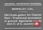 Image of University of California Berkeley California USA, 1931, second 11 stock footage video 65675041978