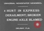 Standbild Zugunglueck Delray Florida USA, 1931, aus Sekunde 1 historischem Filmmaterial Videoclip 65675041979