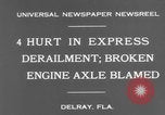 Standbild Zugunglueck Delray Florida USA, 1931, aus Sekunde 4 historischem Filmmaterial Videoclip 65675041979