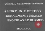 Standbild Zugunglueck Delray Florida USA, 1931, aus Sekunde 5 historischem Filmmaterial Videoclip 65675041979