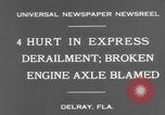 Standbild Zugunglueck Delray Florida USA, 1931, aus Sekunde 7 historischem Filmmaterial Videoclip 65675041979
