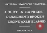 Standbild Zugunglueck Delray Florida USA, 1931, aus Sekunde 8 historischem Filmmaterial Videoclip 65675041979