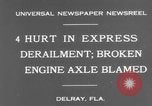 Standbild Zugunglueck Delray Florida USA, 1931, aus Sekunde 9 historischem Filmmaterial Videoclip 65675041979