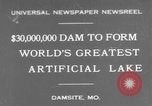 Standbild Bagnell Dam Missouri United States USA, 1931, aus Sekunde 1 historischem Filmmaterial Videoclip 65675041980