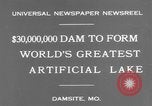 Standbild Bagnell Dam Missouri United States USA, 1931, aus Sekunde 8 historischem Filmmaterial Videoclip 65675041980