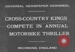 Standbild Motor Bike race Richmond England, 1931, aus Sekunde 1 historischem Filmmaterial Videoclip 65675041981
