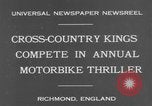 Standbild Motor Bike race Richmond England, 1931, aus Sekunde 5 historischem Filmmaterial Videoclip 65675041981