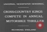 Standbild Motor Bike race Richmond England, 1931, aus Sekunde 8 historischem Filmmaterial Videoclip 65675041981