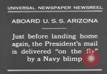 Standbild Präsident Hoover an Bord der USS Arizona United States USA, 1931, aus Sekunde 10 historischem Filmmaterial Videoclip 65675041983