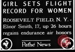 Image of Elinor Smith Garden City New York USA, 1929, second 3 stock footage video 65675041989