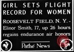 Image of Elinor Smith Garden City New York USA, 1929, second 12 stock footage video 65675041989