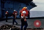 Image of USS Pollux unrep of USS Constellation Gulf of Tonkin Vietnam, 1967, second 39 stock footage video 65675042001