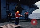 Image of USS Pollux unrep of USS Constellation Gulf of Tonkin Vietnam, 1967, second 46 stock footage video 65675042001