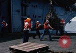 Image of USS Pollux unrep of USS Constellation Gulf of Tonkin Vietnam, 1967, second 48 stock footage video 65675042001