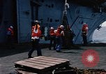 Image of USS Pollux unrep of USS Constellation Gulf of Tonkin Vietnam, 1967, second 52 stock footage video 65675042001