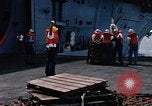Image of USS Pollux unrep of USS Constellation Gulf of Tonkin Vietnam, 1967, second 57 stock footage video 65675042001