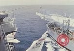 Image of USS Pollux and USS Constellation Gulf of Tonkin Vietnam, 1967, second 1 stock footage video 65675042002