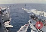 Image of USS Pollux and USS Constellation Gulf of Tonkin Vietnam, 1967, second 3 stock footage video 65675042002