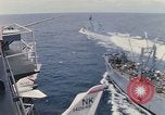 Image of USS Pollux and USS Constellation Gulf of Tonkin Vietnam, 1967, second 4 stock footage video 65675042002