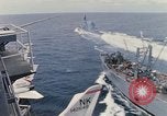 Image of USS Pollux and USS Constellation Gulf of Tonkin Vietnam, 1967, second 7 stock footage video 65675042002