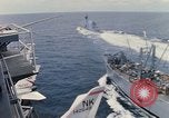 Image of USS Pollux and USS Constellation Gulf of Tonkin Vietnam, 1967, second 9 stock footage video 65675042002