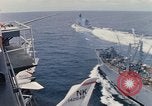 Image of USS Pollux and USS Constellation Gulf of Tonkin Vietnam, 1967, second 10 stock footage video 65675042002