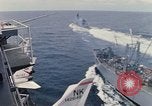 Image of USS Pollux and USS Constellation Gulf of Tonkin Vietnam, 1967, second 11 stock footage video 65675042002