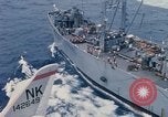 Image of USS Pollux and USS Constellation Gulf of Tonkin Vietnam, 1967, second 13 stock footage video 65675042002