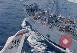Image of USS Pollux and USS Constellation Gulf of Tonkin Vietnam, 1967, second 18 stock footage video 65675042002