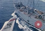 Image of USS Pollux and USS Constellation Gulf of Tonkin Vietnam, 1967, second 19 stock footage video 65675042002