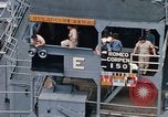 Image of USS Pollux and USS Constellation Gulf of Tonkin Vietnam, 1967, second 27 stock footage video 65675042002