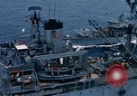 Image of USS Pollux and USS Constellation Gulf of Tonkin Vietnam, 1967, second 56 stock footage video 65675042002